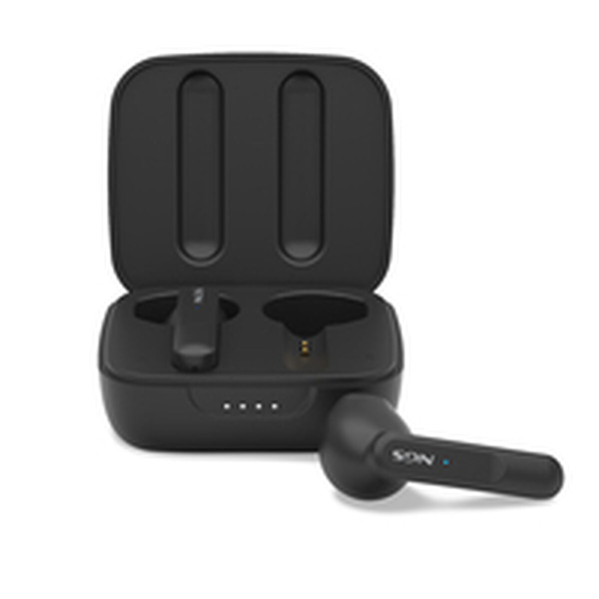 Headphone with Microphone NGS ARTICAMOVEBLACK Black NGS