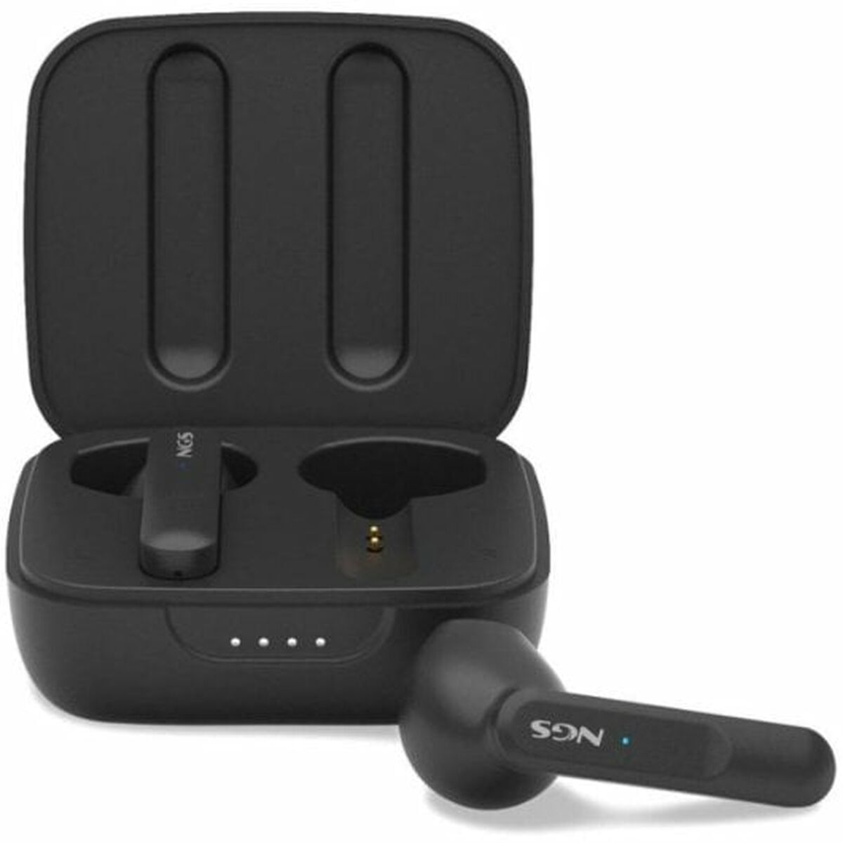 Headphone with Microphone NGS ARTICAMOVEBLACK Black NGS