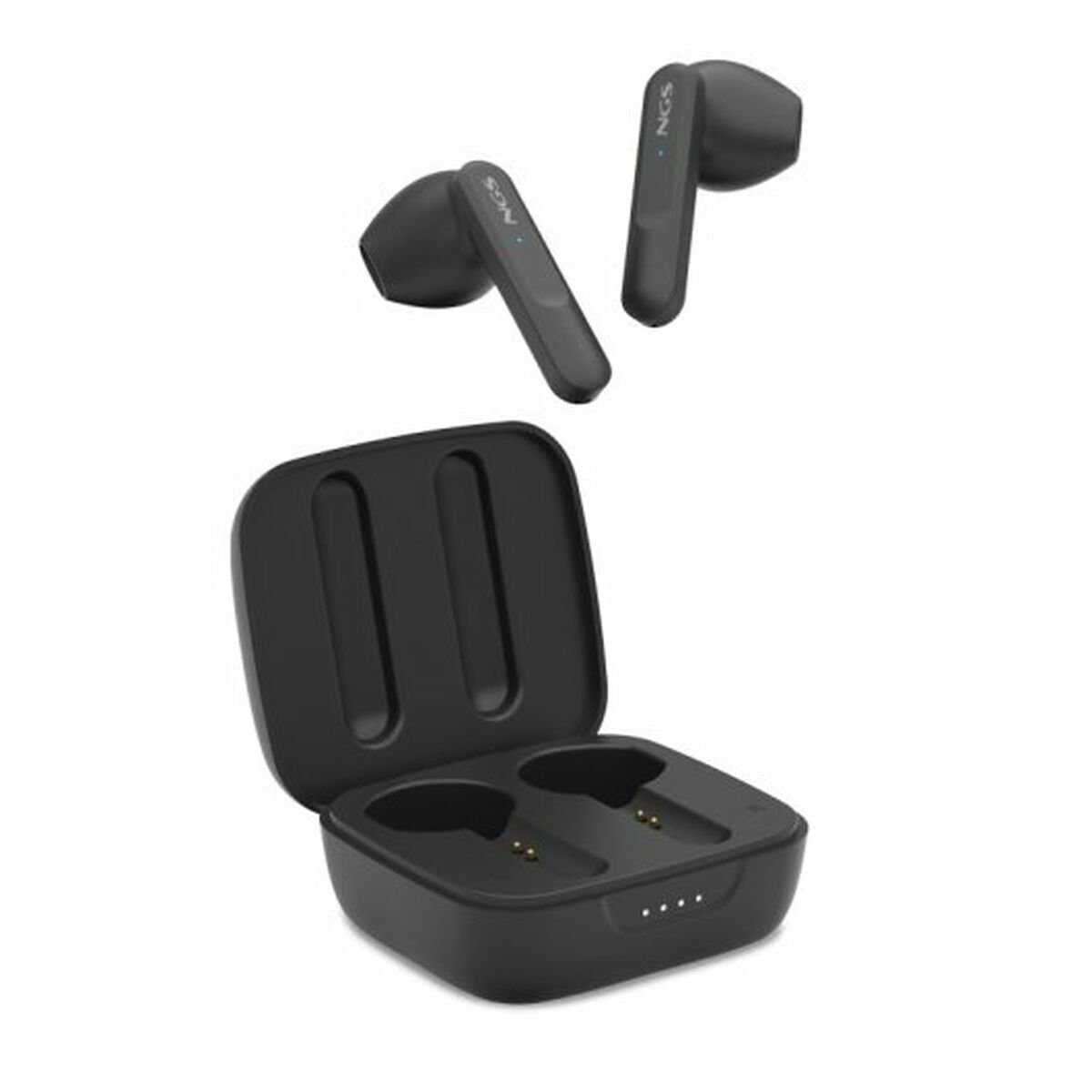 Headphone with Microphone NGS ARTICAMOVEBLACK Black NGS