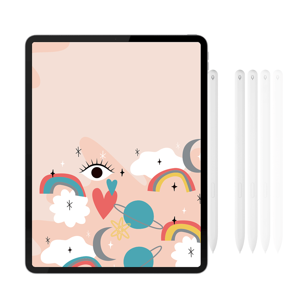 Pencil Glide | (Alpine White) Compatible with Samsung Galaxy Tab S7, S8, S9 & other EMR-supported tablets Tinymoose
