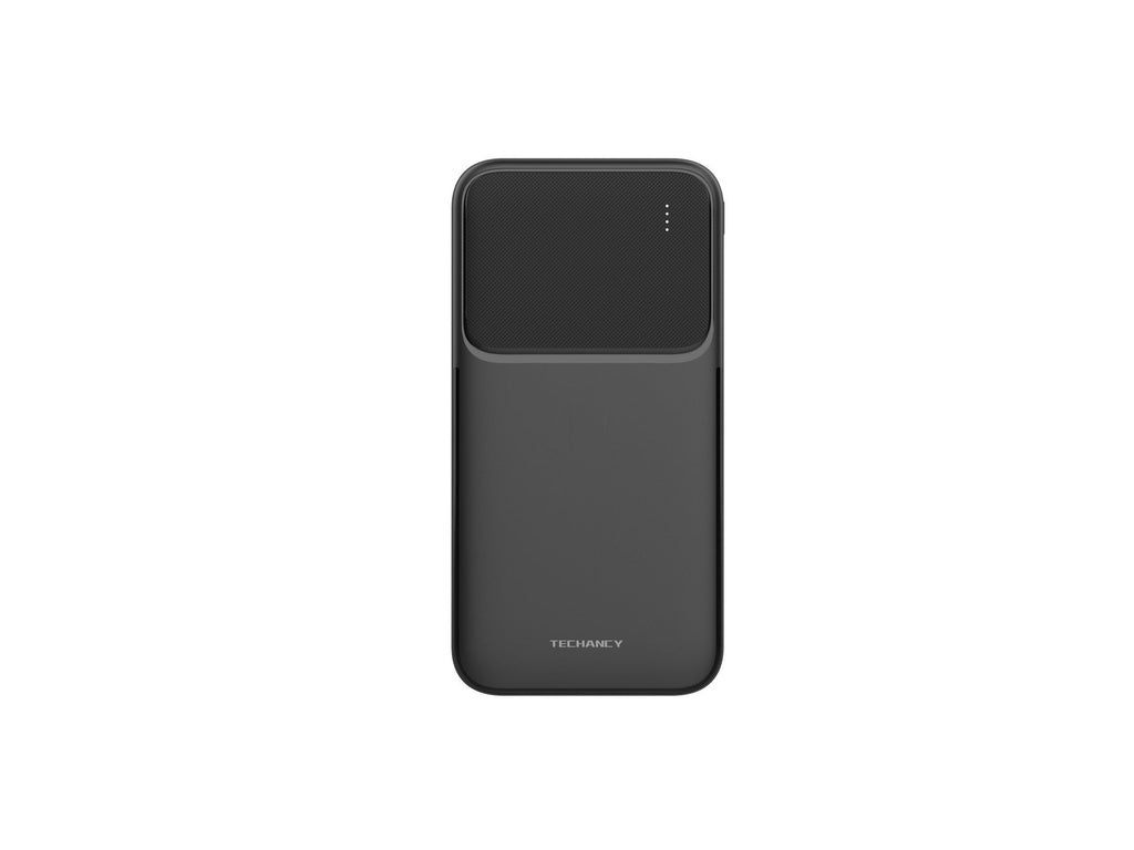 Techancy Power Bank 10000mah Preto TF2781, Carregamento Rápido De 10w Para Smartphones, Tablets E Muito Mais! Techancy