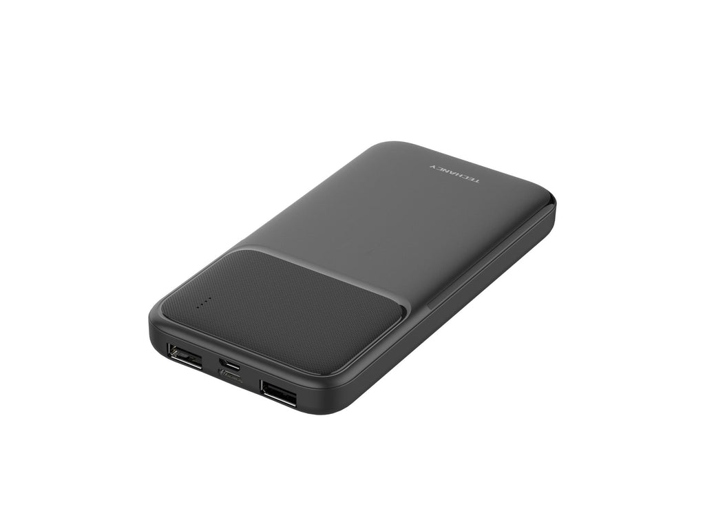 Techancy Power Bank 10000mah Preto TF2781, Carregamento Rápido De 10w Para Smartphones, Tablets E Muito Mais! Techancy